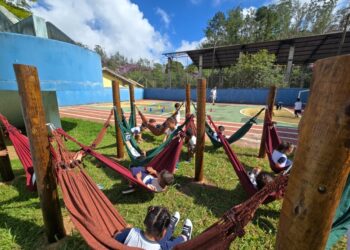 Escola Municipal Herbert José de Souza, em RP, inaugura redário e amplia espaços da infância