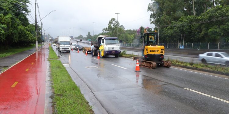 Mauá inicia construção de nova alça na Papa João XXIII