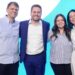 Jéssica Roberta e Gilvan Ferreira  participam de formatura no Palácio dos Bandeirantes com o governador Tarcísi