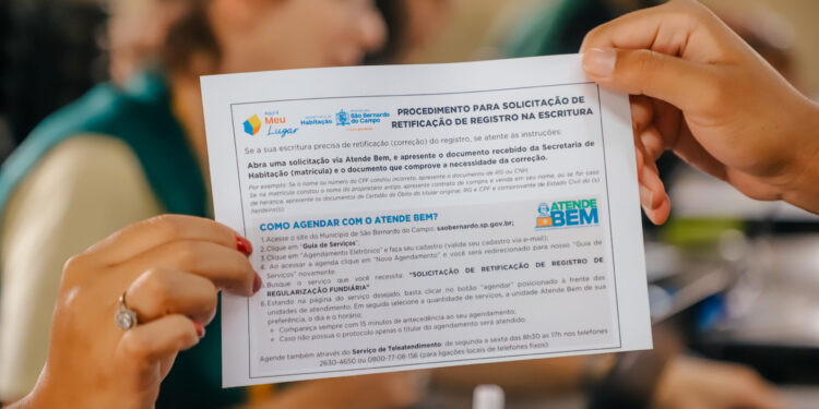 Caravana da Regularização leva atualização cadastral a moradores do Jd. João de Barro