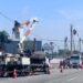 Enel inicia instalação de postes na Avenida Prefeito Valdírio Prisco, em Ribeirão Pires