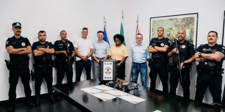 Rio Grande da Serra avança na segurança pública com uso de drones pela GCM
