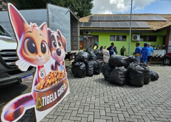 “Tigela Cheia” troca garrafas PET por ração e promove adoção de animais em Ribeirão Pires neste sábado