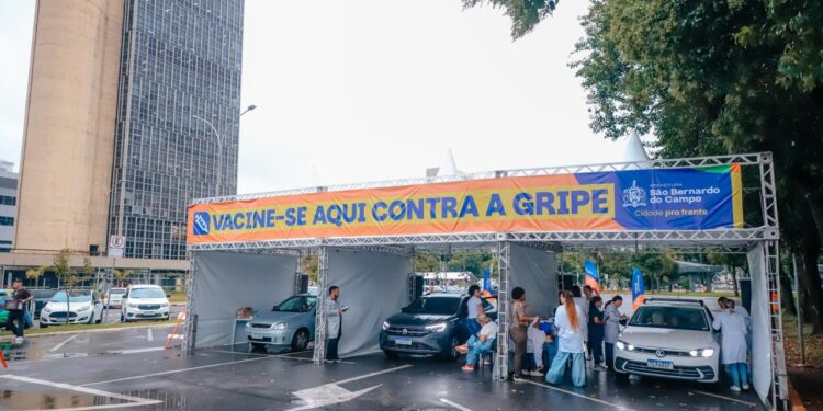 São Bernardo vacina 30.896 pessoas contra a gripe em apenas oito dias