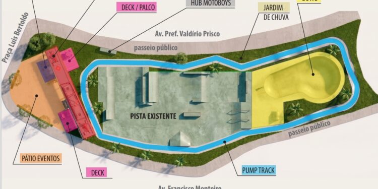 RP anuncia Parque da Juventude com nova pista de skate e espaços voltados à cultura urbana