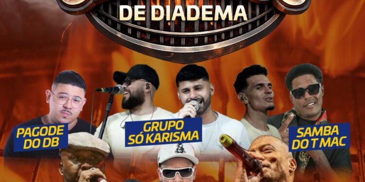 Fim de semana será de churrasco e muito samba em Diadema