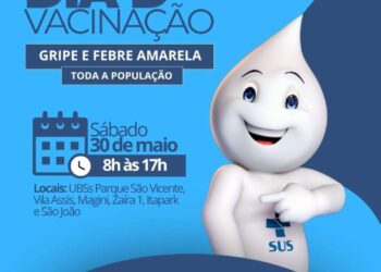 Mauá promove Dia D de Vacinação contra gripe e febre amarela após aumento de casos graves