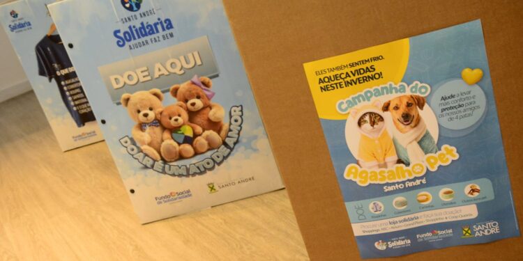 Campanha do Agasalho Pet amplia ações solidárias de inverno em Santo André