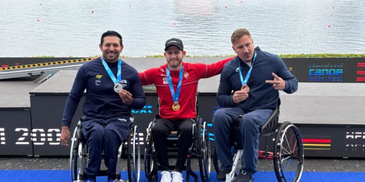 Atleta da Paracanoagem de São Bernardo é prata na Copa do Mundo da Alemanha