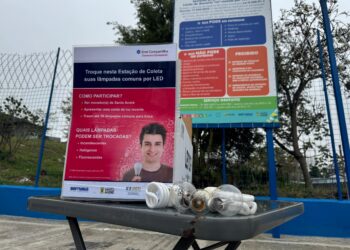 Santo André leva troca gratuita de lâmpadas para cinco novos ecopontos