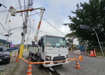 Obras do viaduto estaiado avançam com remanejamento da rede elétrica na Cap. José Gallo, em RP