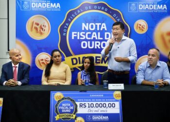 Diadema distribui R$ 59 mil em prêmios no 1º sorteio da Nota Fiscal de Ouro à população