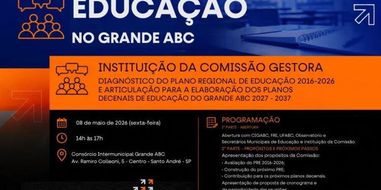 Consórcio ABC instala comissão para coordenar novo ciclo do Plano Regional de Educação