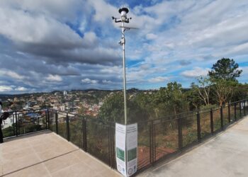 Ribeirão Pires instala segunda estação meteorológica profissional no Mirante Santo Antônio