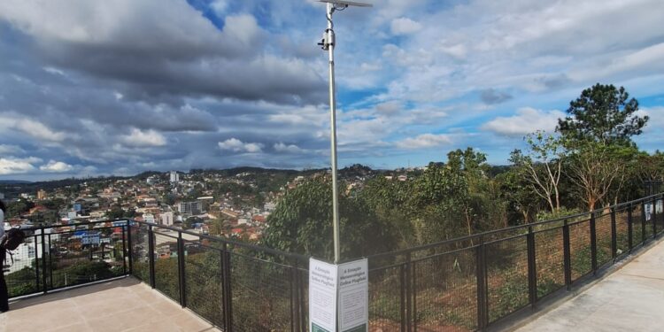 Ribeirão Pires instala segunda estação meteorológica profissional no Mirante Santo Antônio