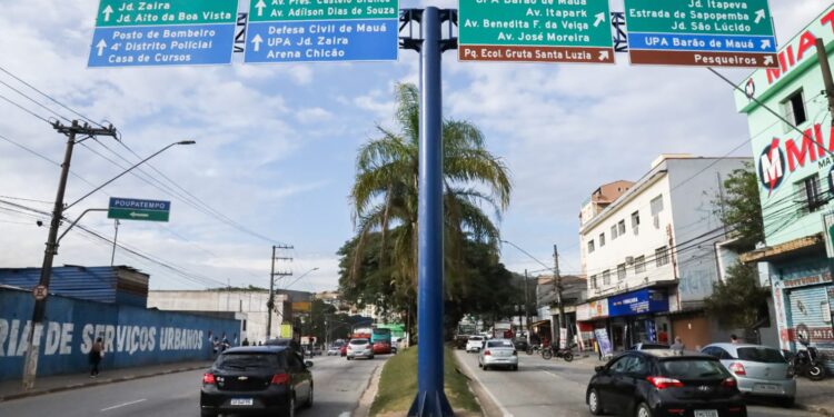 Mauá ganha nova sinalização turística para facilitar acesso aos principais atrativos da cidade