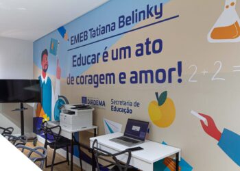 EMEB Tatiana Belinky é entregue totalmente reformada em Diadema