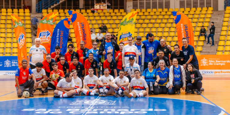São Bernardo cria a primeira escola de futsal para crianças e jovens com Down