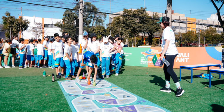 Arena Kids reúne alunos da rede pública em preparação para a Meia Maratona de São Bernardo