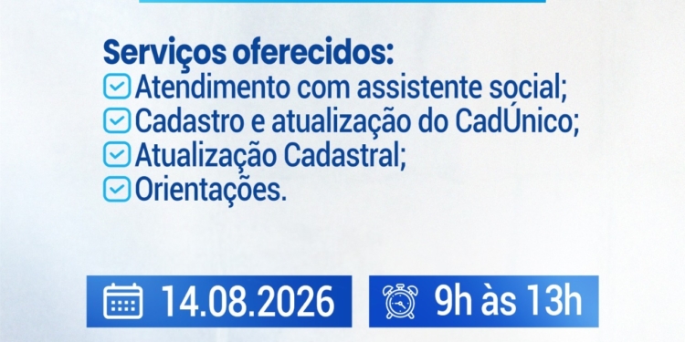 Rio Grande da Serra realiza CRAS Itinerante na USF Vicente Cardoso na sexta-feira