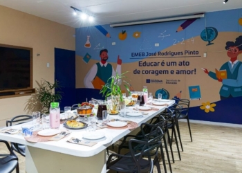 EMEB José Rodrigues Pinto inaugura nova e ampla sala dos professores