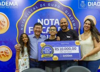 Nota Fiscal de Ouro distribui R$ 59 mil em prêmios para moradores de Diadema