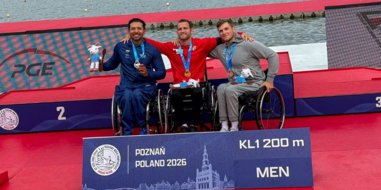 Atleta de São Bernardo conquista medalha de prata no Mundial de Paracanoagem