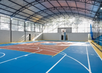 São Caetano inaugura quadra poliesportiva revitalizada da EMEF Padre Luiz Capra