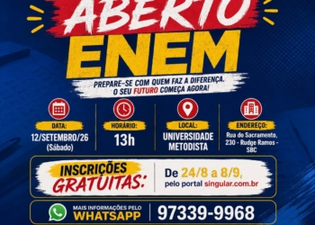 Singular promove simulado aberto e gratuito do Enem