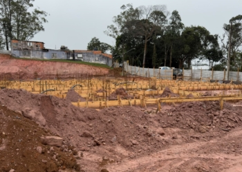 Início de obras na futura UBS Parque Imigrantes, em São Bernardo