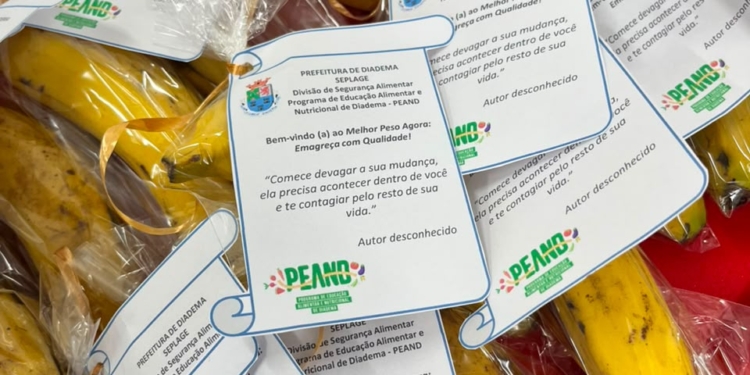 Diadema dá início ao programa de reeducação alimentar e combate à obesidade