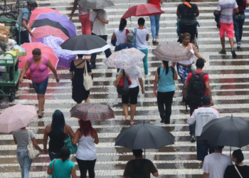 Previsão do tempo para sexta-feira em SP: pancadas de chuva de forte intensidade