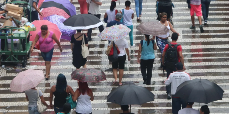 Previsão do tempo para sexta-feira  em SP: pancadas de chuva de forte intensidade