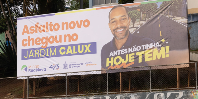 São Bernardo asfaltará 72 vias no Jardim Calux