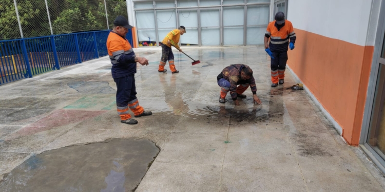 SBC reforça manutenção preventiva e corretiva em escolas e amplia ações para enfrentar impactos das chuvas