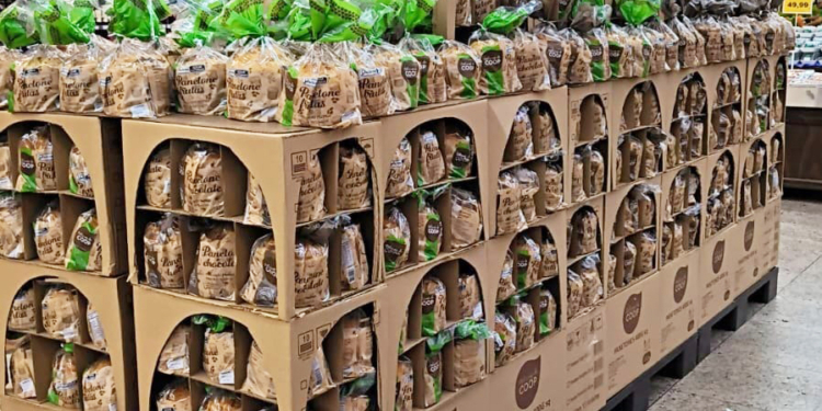 COOP inicia produção de 500 toneladas de panetones e lança versão zero açúcar