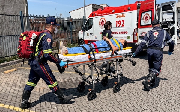 Hospital de Clínicas de São Bernardo realiza simulado de Múltiplas Vítimas