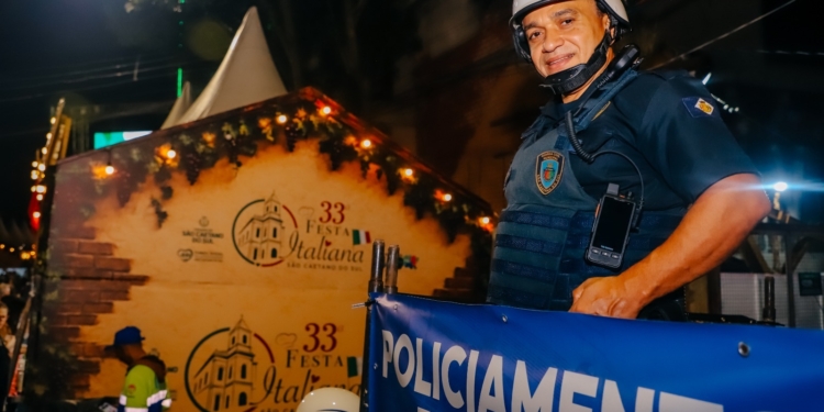 Forças de segurança garantem Festa Italiana de São Caetano sem registro de ocorrência