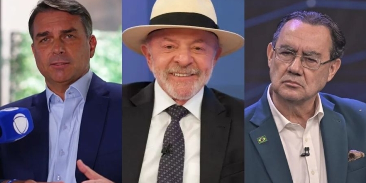 Veritá: Flávio tem 38,9% no 1º turno; Lula, 38,4% e Cury, 12,2%