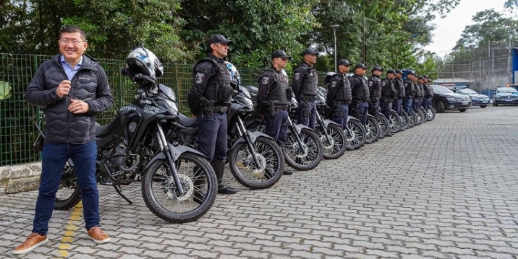 GCM de Diadema amplia frota com 12 novas motocicletas