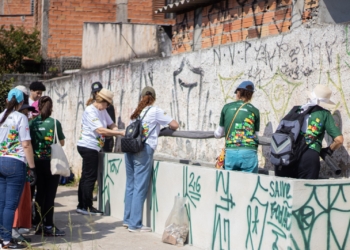Santo André inova em infraestrutura verde com construção de jardineira de chuva