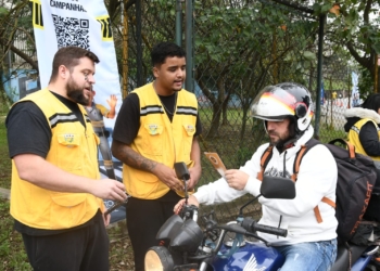 Santo André promove ação com motociclistas durante Mês da Mobilidade