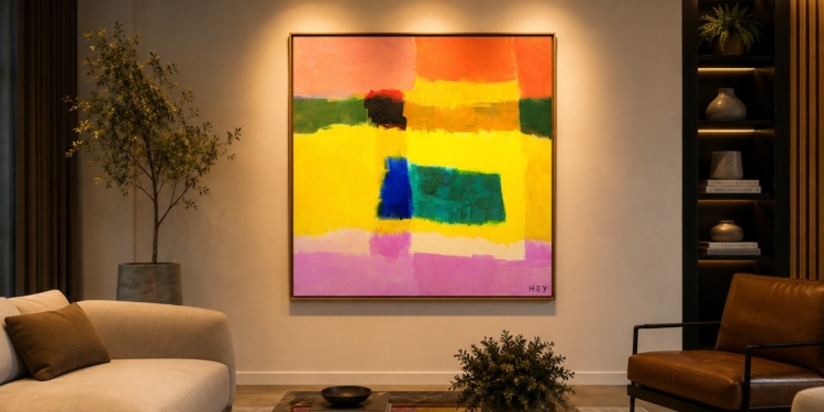 Salão de Exposições do Paço de SA recebe as cores e a intensidade das obras de Henrique Yasuhiro