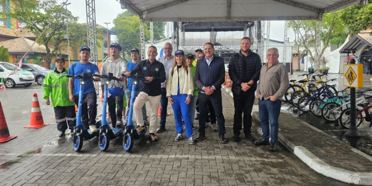 Ribeirão Pires comemora Dia Mundial Sem Carro com ações de educação ambiental e lançamento de patinetes elétricos