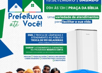 RGS realiza a troca de 100 geladeiras entre outras ações no Prefeitura até Você! neste sábado