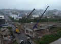 Içamento de vigas do Viaduto Estaiado tem interdição parcial na Av. Humberto de Campos, em RP