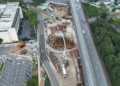 Concretagem do Viaduto Estaiado do Paço começa a dar forma ao maior projeto de mobilidade de SBC