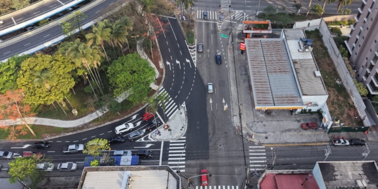 Santo André entrega obra viária no bairro Jardim para melhorar fluidez no trânsito
