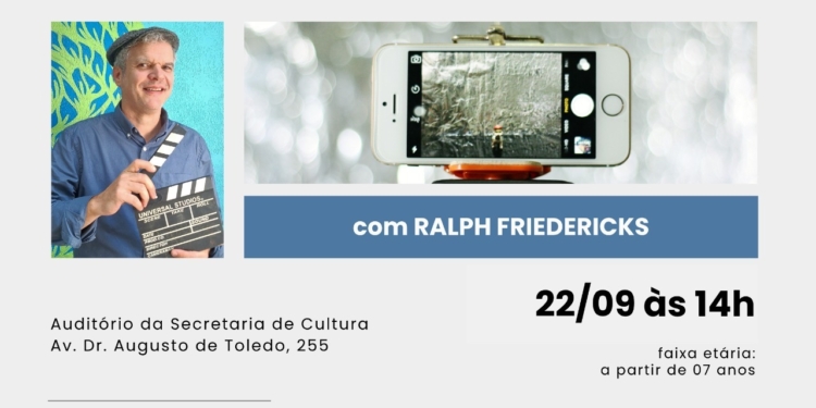 Cultura de SCS promove oficina gratuita de edição de vídeo no celular