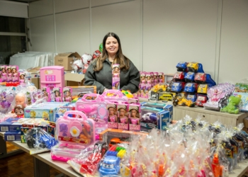 Campanha liderada por Jéssica Roberta já arrecada mais de 1,2 mil brinquedos em Santo André